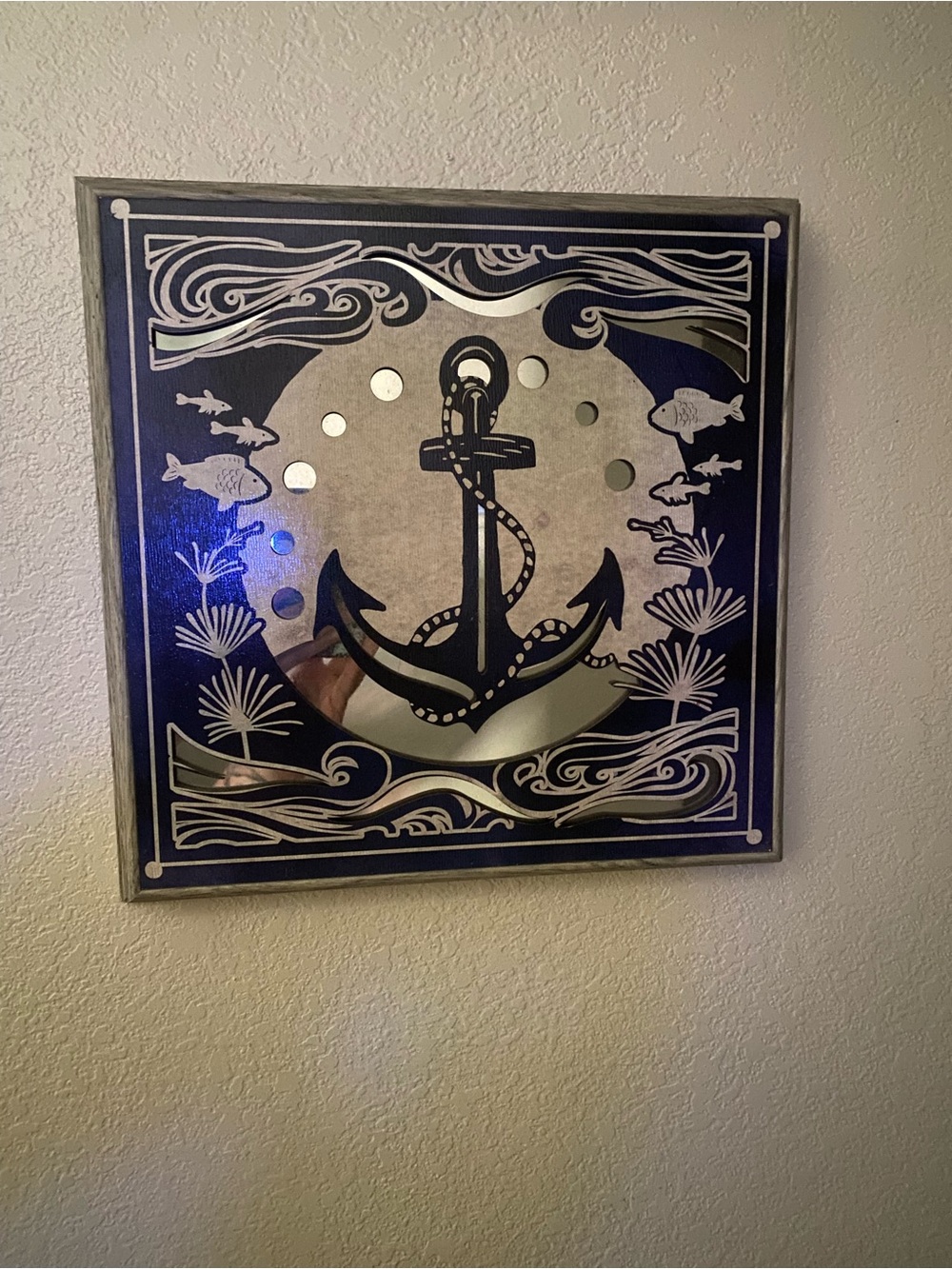 Nautical Anchor Wall Art Mirror